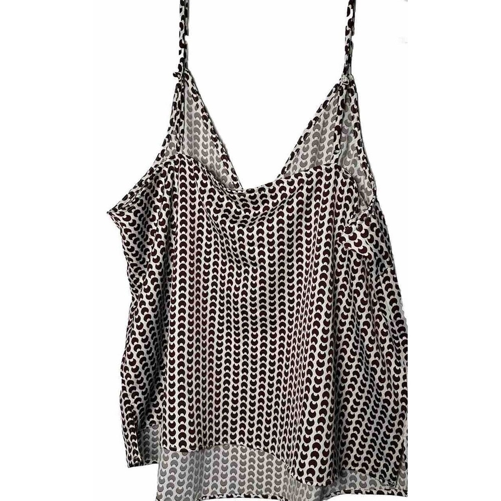 A New Day Women's Cami‎ MAtte satin V neck Pullover Dark brown Size XXL - Picture 4 of 5